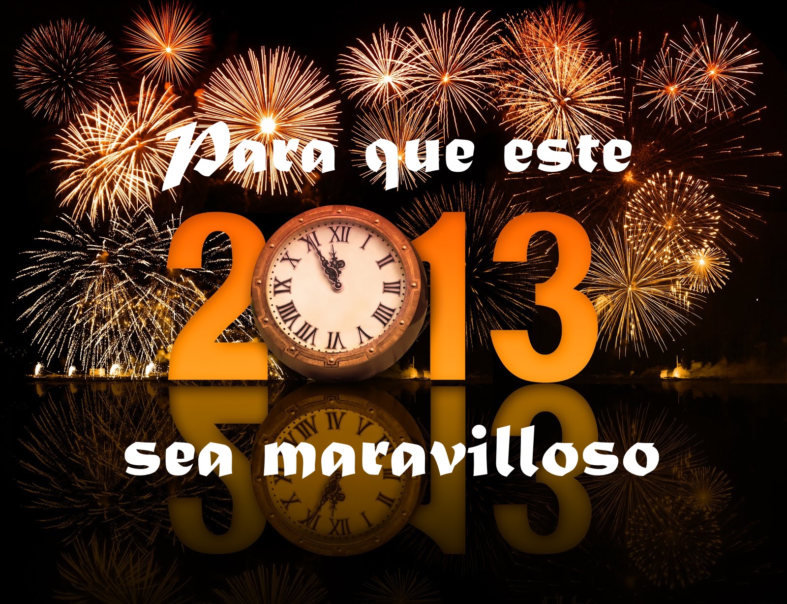 Mensajes frases saludos de Año Nuevo 2013